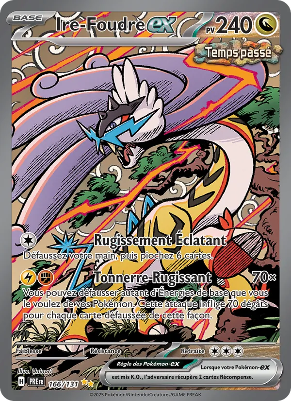 Carte Pokémon Ire-Foudre-ex de l'extension Évolutions Prismatiques