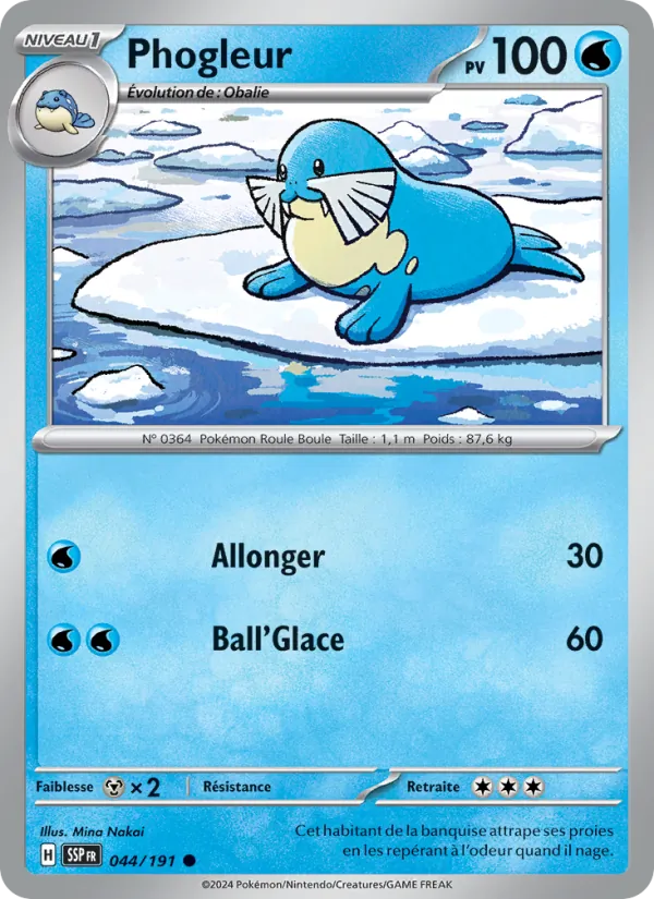 Carte Pokémon Phogleur de l'extension Étincelles Déferlantes