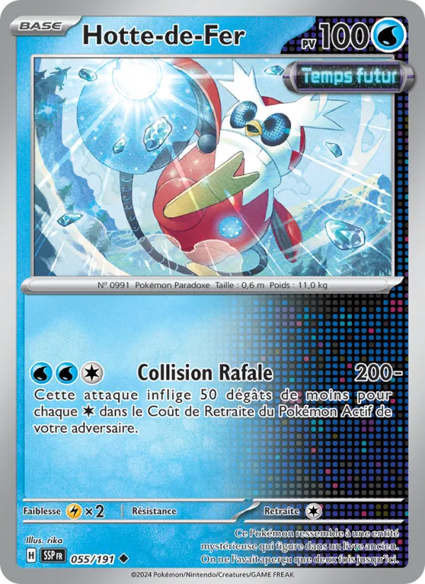 Carte Pokémon Hotte-de-Fer de l'extension Étincelles Déferlantes