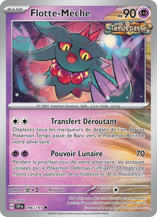 Carte Pokémon Flotte-Mèche de l'extension Étincelles Déferlantes