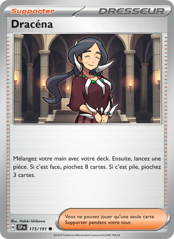 Carte Pokémon Dracéna de l'extension Étincelles Déferlantes