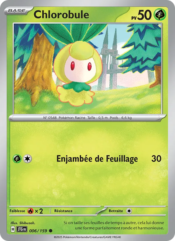 Carte Pokémon Chlorobule de l'extension Aventures Ensemble