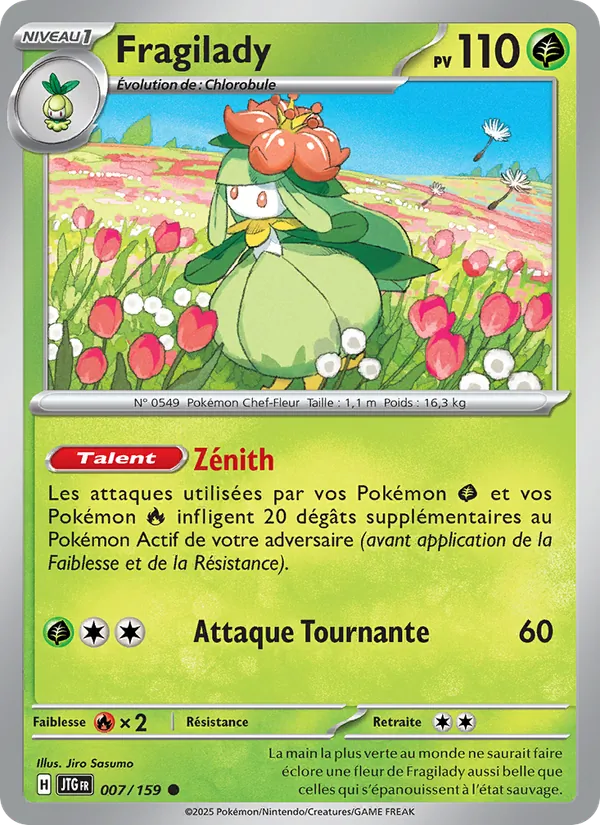 Carte Pokémon Fragilady de l'extension Aventures Ensemble