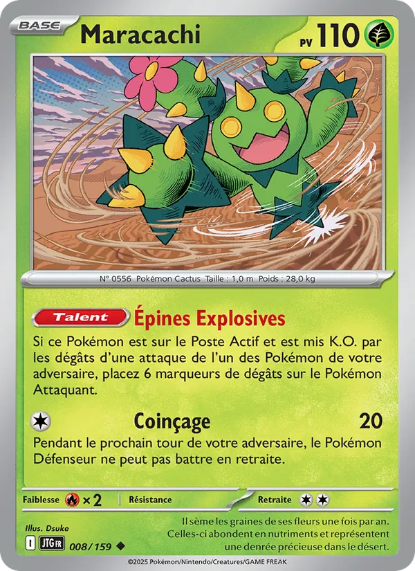Carte Pokémon Maracachi de l'extension Aventures Ensemble