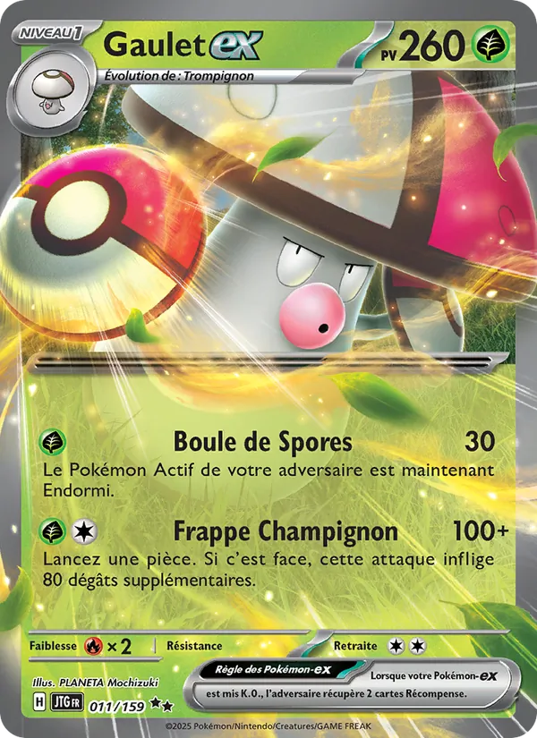 Carte Pokémon Gaulet-ex de l'extension Aventures Ensemble