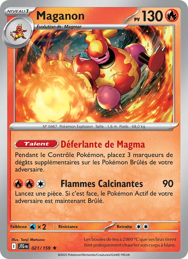 Carte Pokémon Maganon de l'extension Aventures Ensemble