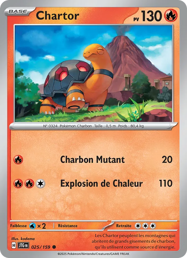 Carte Pokémon Chartor de l'extension Aventures Ensemble