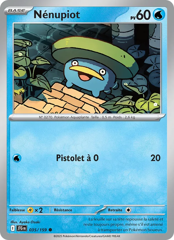 Carte Pokémon Nénupiot de l'extension Aventures Ensemble