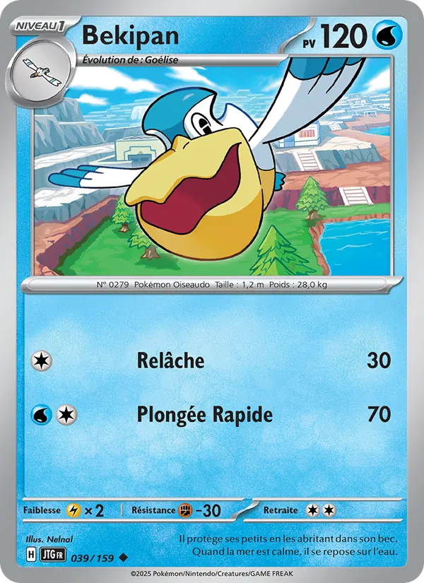 Carte Pokémon Bekipan de l'extension Aventures Ensemble
