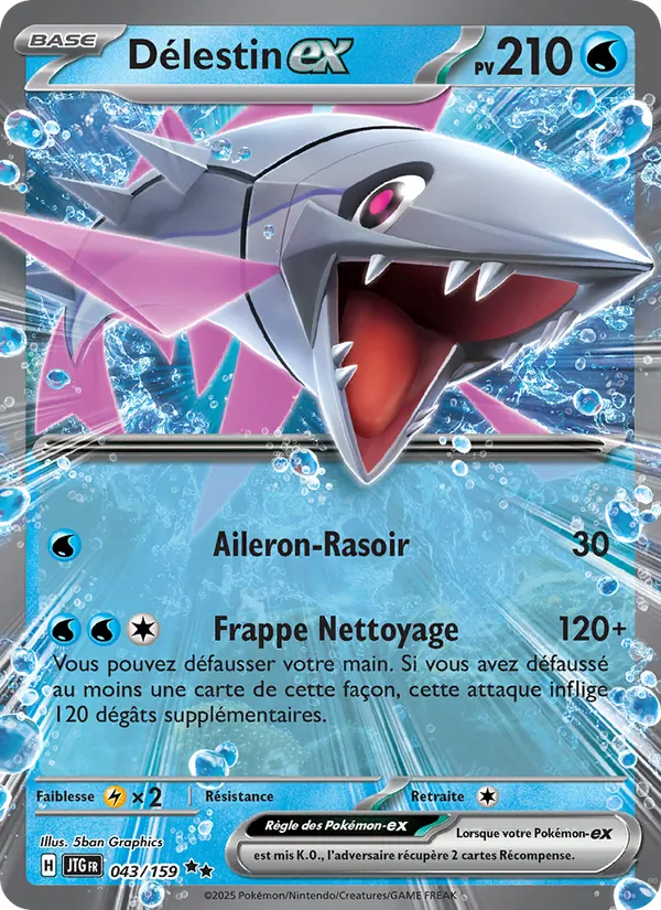 Carte Pokémon Délestin-ex de l'extension Aventures Ensemble