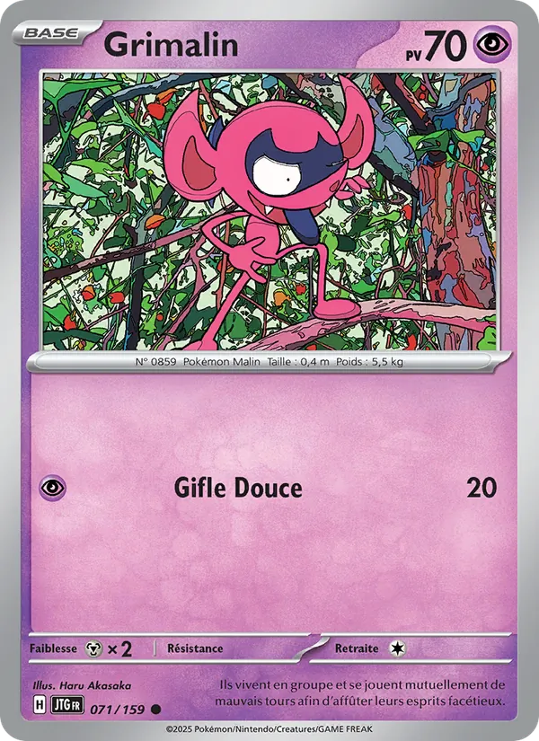 Carte Pokémon Grimalin de l'extension Aventures Ensemble
