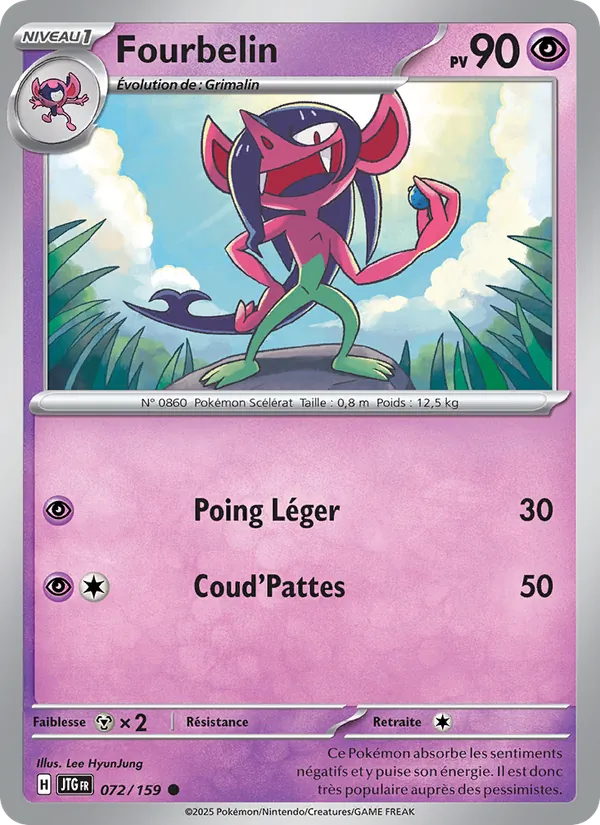 Carte Pokémon Fourbelin de l'extension Aventures Ensemble
