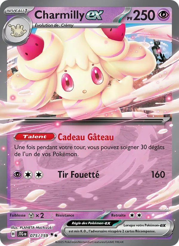 Carte Pokémon Charmilly-ex de l'extension Aventures Ensemble