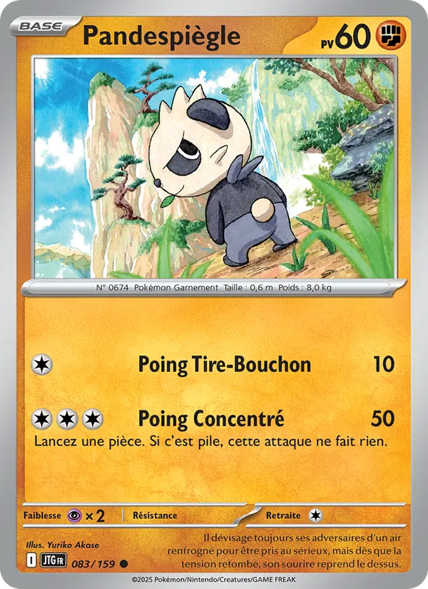 Carte Pokémon Pandespiègle de l'extension Aventures Ensemble