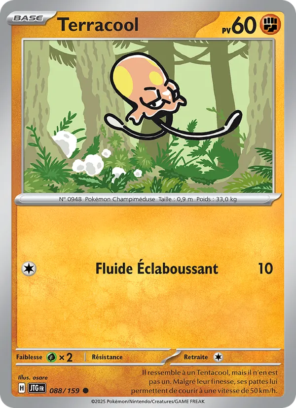Carte Pokémon Terracool de l'extension Aventures Ensemble