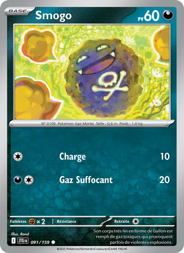Carte Pokémon Smogo de l'extension Aventures Ensemble
