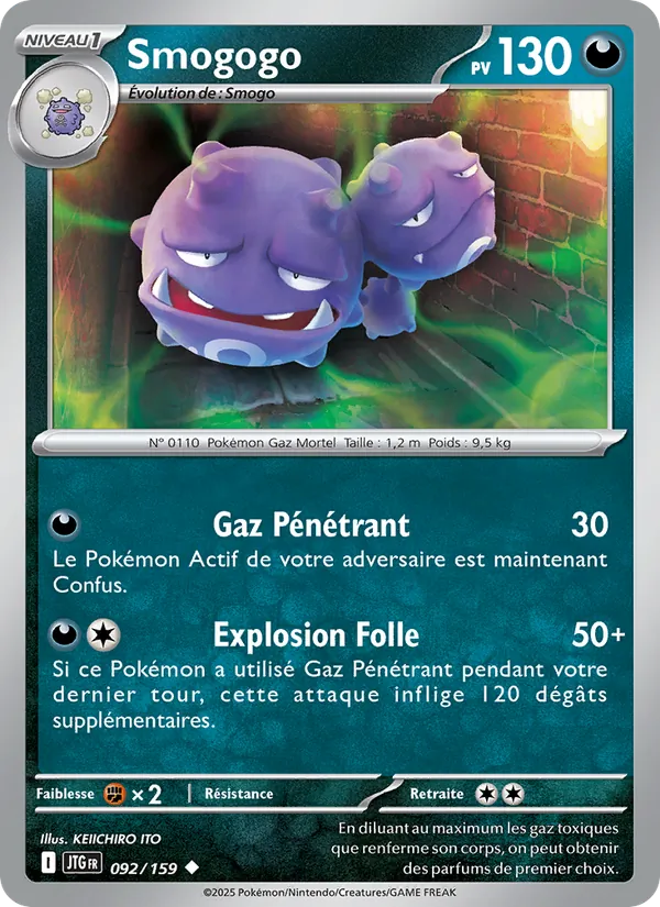 Carte Pokémon Smogogo de l'extension Aventures Ensemble