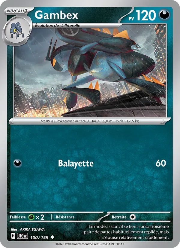 Carte Pokémon Gambex de l'extension Aventures Ensemble