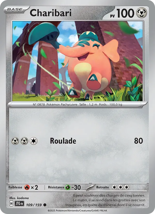 Carte Pokémon Charibari de l'extension Aventures Ensemble