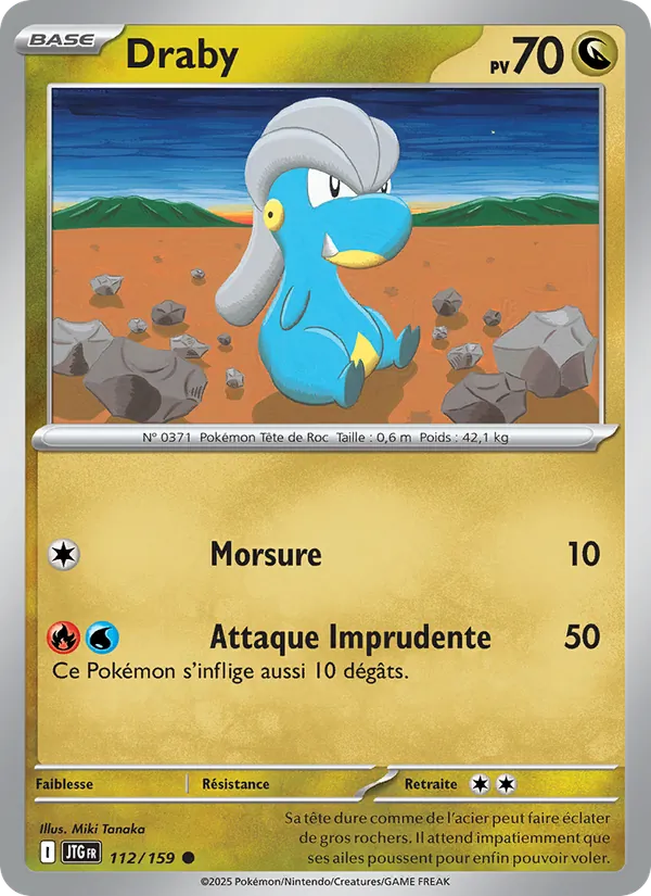 Carte Pokémon Draby de l'extension Aventures Ensemble