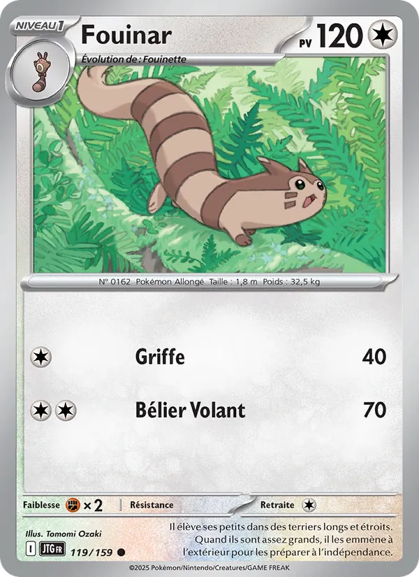 Carte Pokémon Fouinar de l'extension Aventures Ensemble