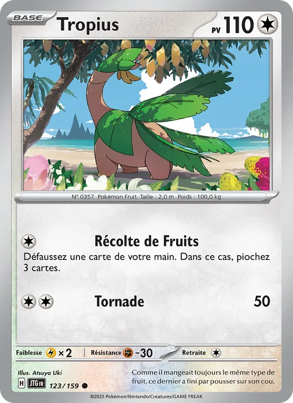 Carte Pokémon Tropius de l'extension Aventures Ensemble