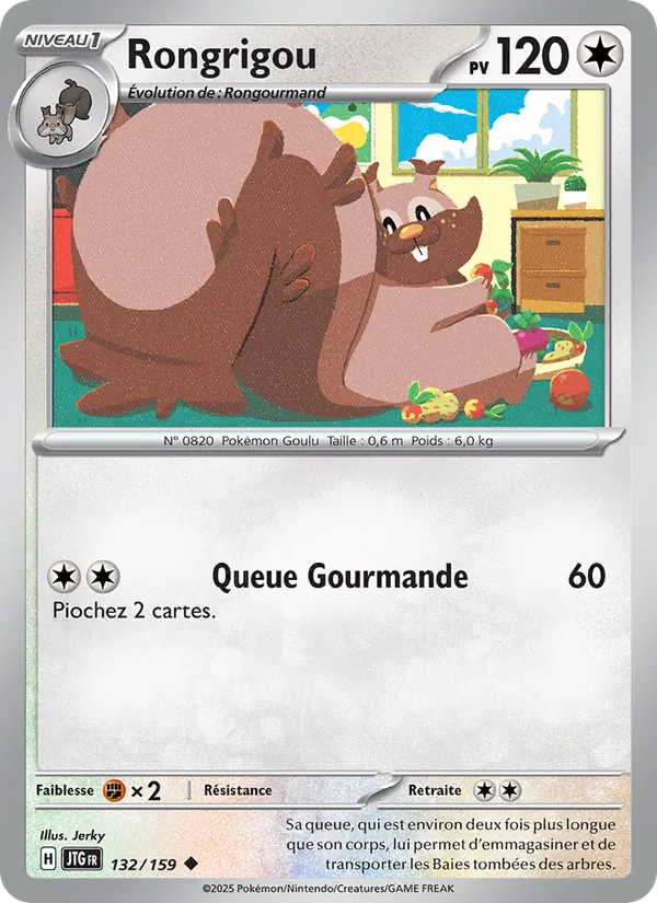 Carte Pokémon Rongrigou de l'extension Aventures Ensemble