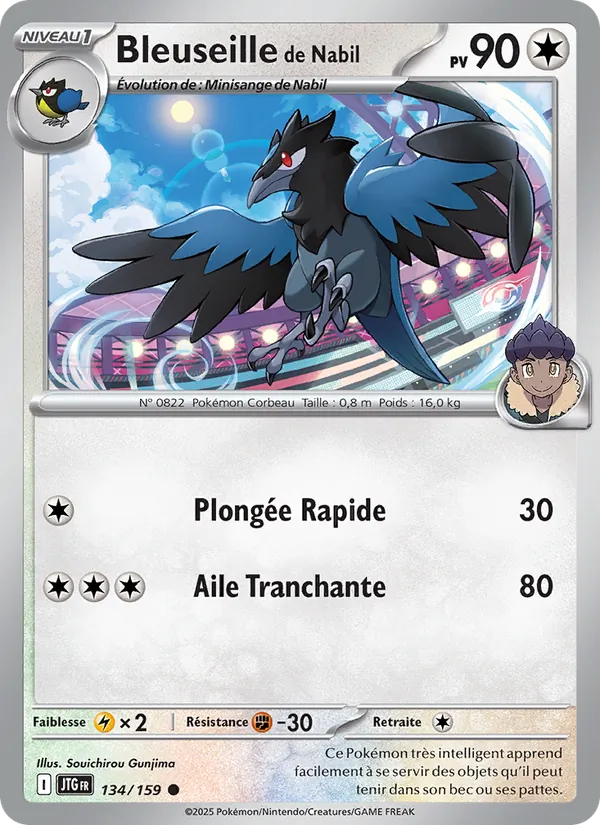 Carte Pokémon Bleuseille de Nabil de l'extension Aventures Ensemble
