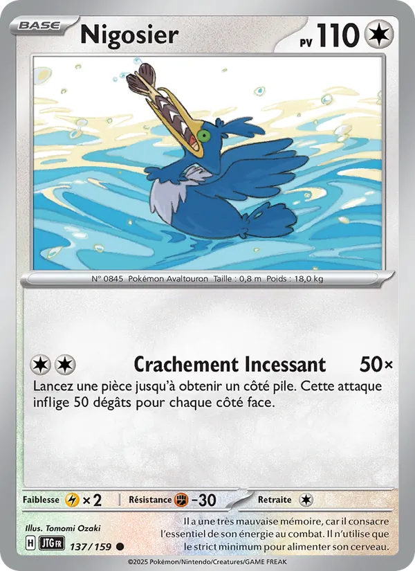 Carte Pokémon Nigosier de l'extension Aventures Ensemble