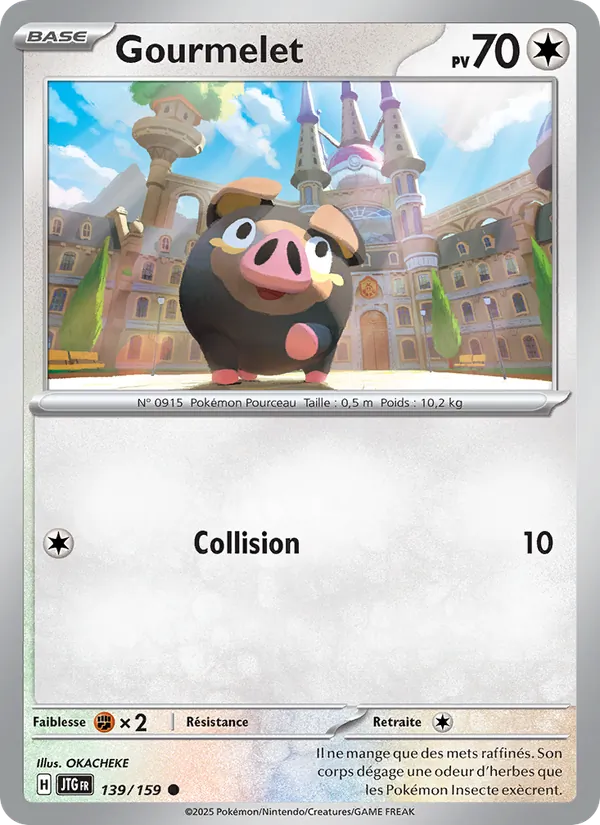 Carte Pokémon Gourmelet de l'extension Aventures Ensemble