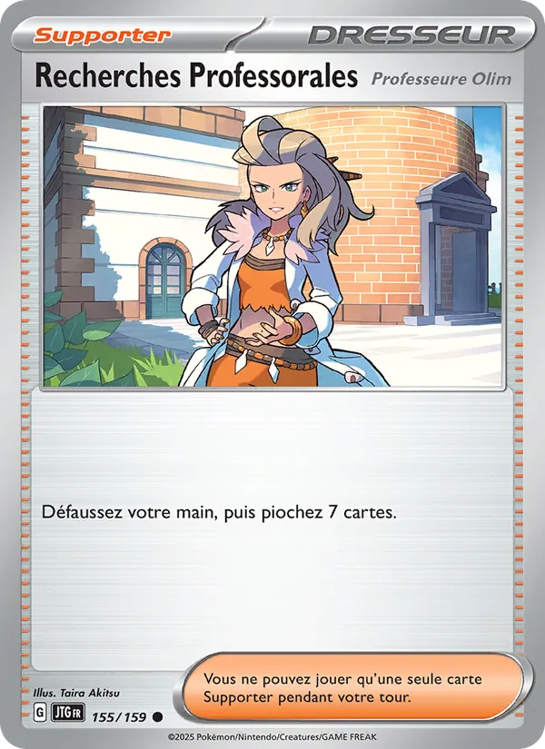 Carte Pokémon Recherches Professorales de l'extension Aventures Ensemble