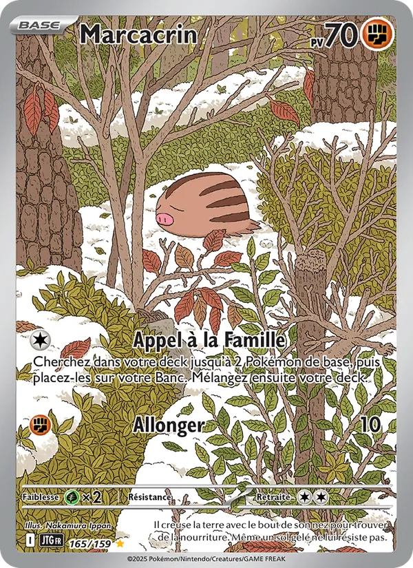 Carte Pokémon Marcacrin de l'extension Aventures Ensemble