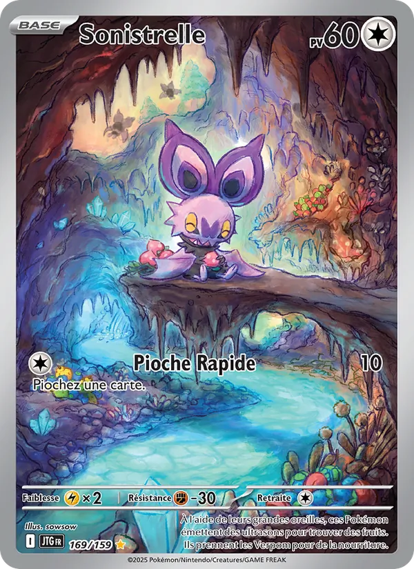 Carte Pokémon Sonistrelle de l'extension Aventures Ensemble
