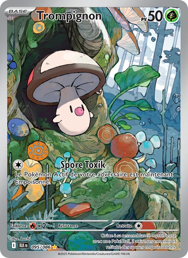 Carte Pokémon Trompignon de l'extension Foudre Noire