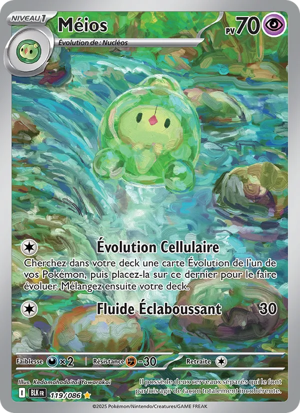 Carte Pokémon Méios de l'extension Foudre Noire