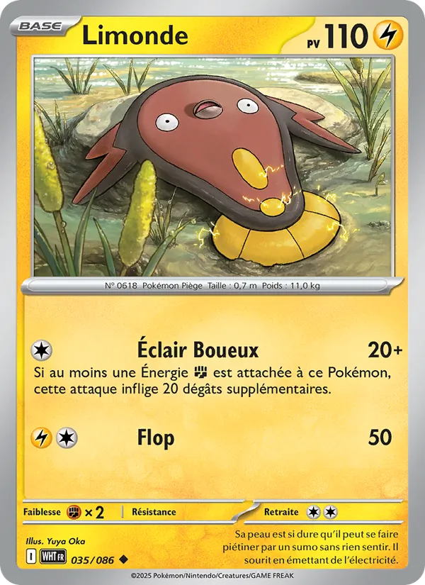 Carte Pokémon Limonde de l'extension Flamme Blanche