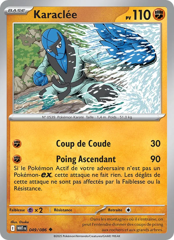 Carte Pokémon Karaclée de l'extension Flamme Blanche