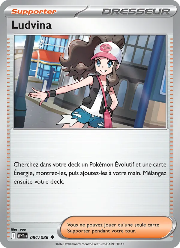 Carte Pokémon Ludvina de l'extension Flamme Blanche