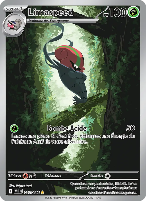 Carte Pokémon Limaspeed de l'extension Flamme Blanche