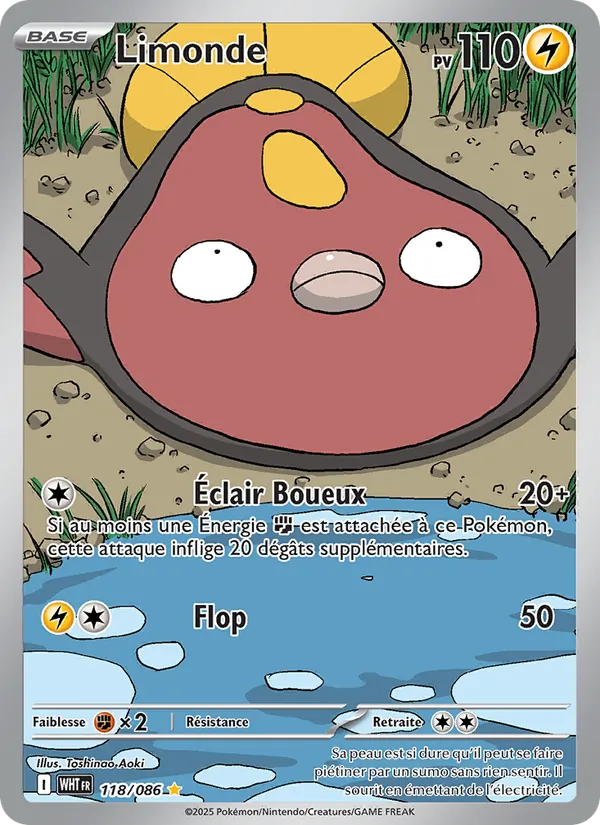 Carte Pokémon Limonde de l'extension Flamme Blanche