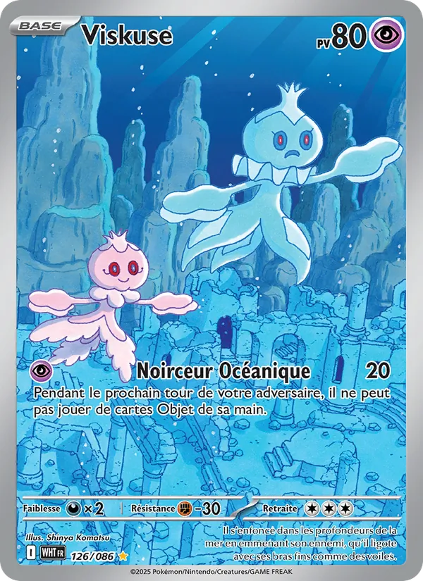 Carte Pokémon Viskuse de l'extension Flamme Blanche