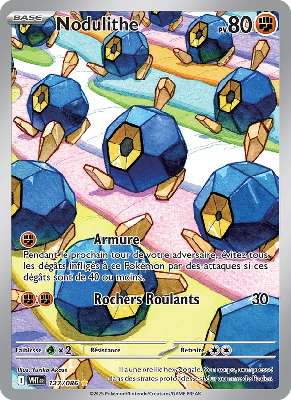 Carte Pokémon Nodulithe de l'extension Flamme Blanche