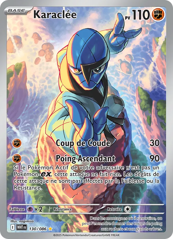 Carte Pokémon Karaclée de l'extension Flamme Blanche