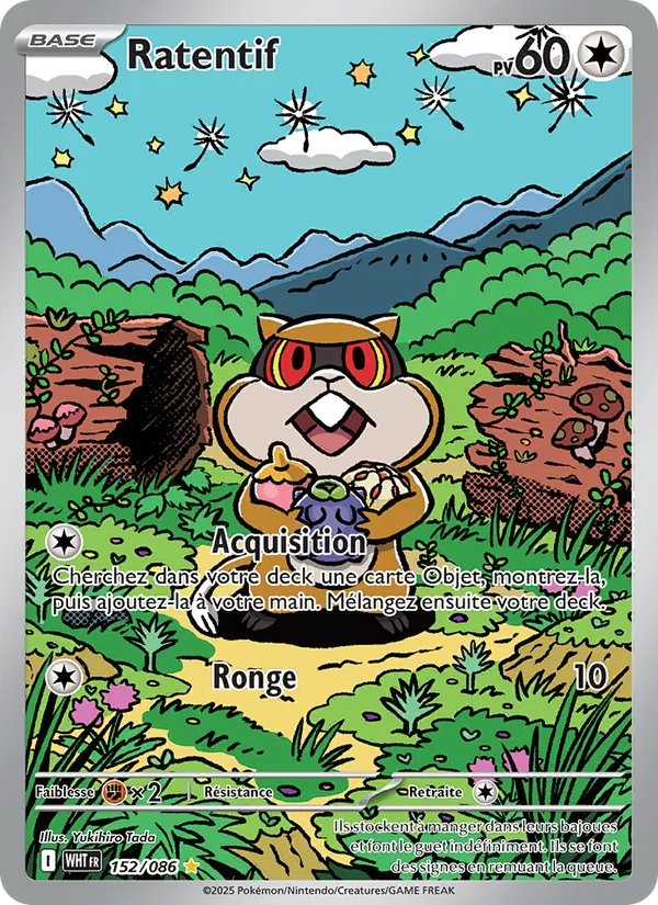 Carte Pokémon Ratentif de l'extension Flamme Blanche