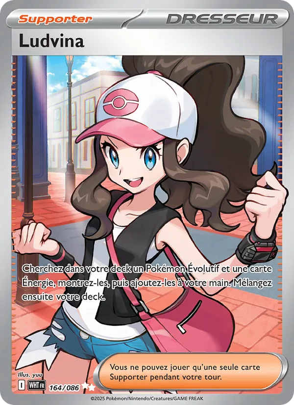 Carte Pokémon Ludvina de l'extension Flamme Blanche