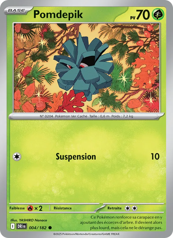 Carte Pokémon Pomdepik de l'extension Rivalités Destinées
