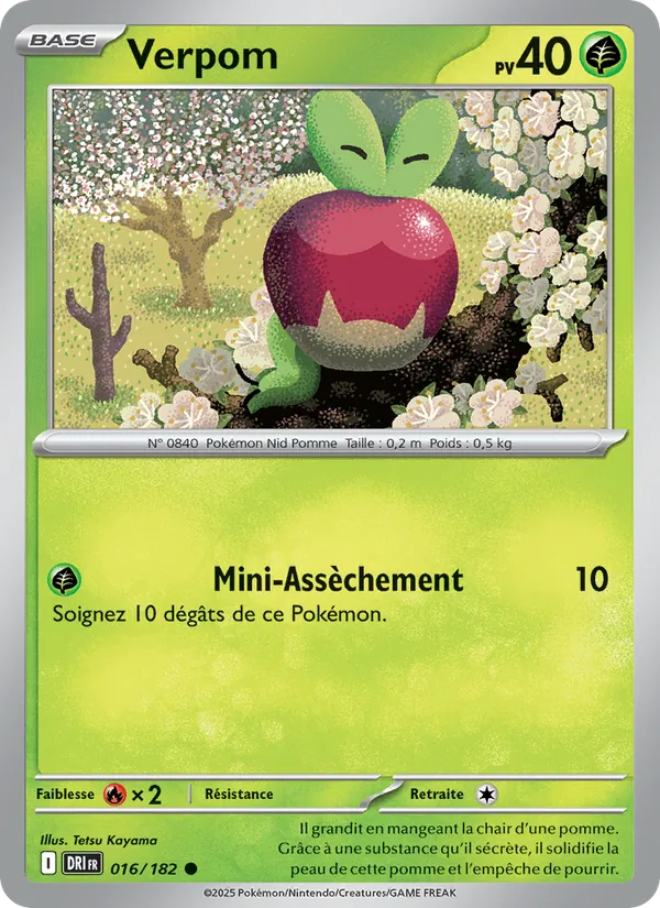 Carte Pokémon Verpom de l'extension Rivalités Destinées