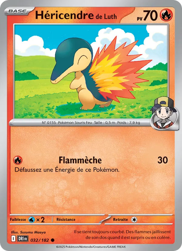 Carte Pokémon Héricendre de Luth de l'extension Rivalités Destinées
