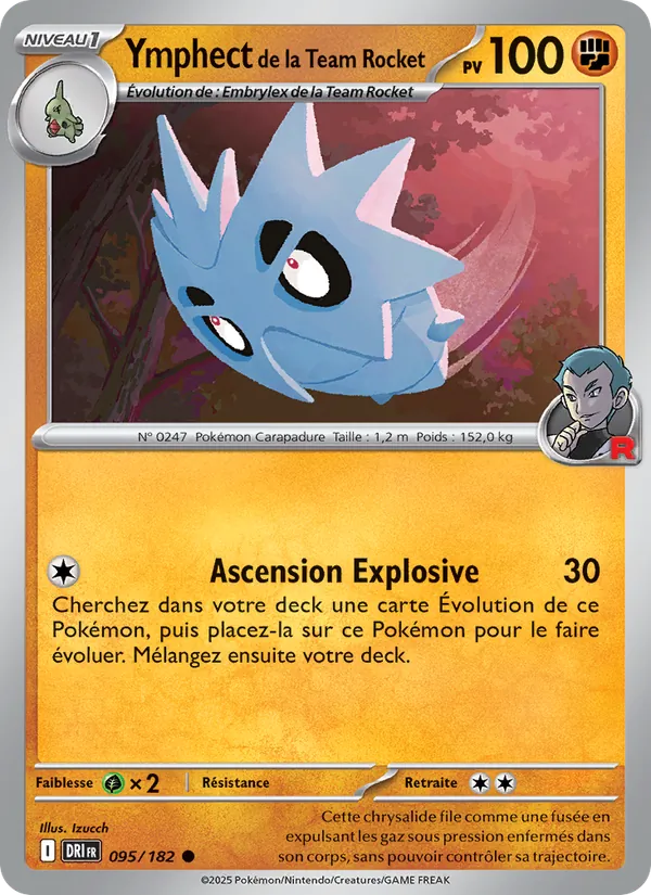 Carte Pokémon Ymphect de la Team Rocket de l'extension Rivalités Destinées