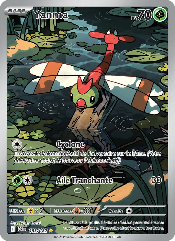 Carte Pokémon Yanma de l'extension Rivalités Destinées
